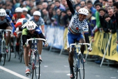 Sieger Andreas Kappes (Team Histor) vor Carlo Bomans - HET VOLK 1991