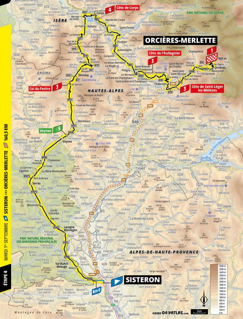 Strecken, Karten & Profile: Die Etappen der Tour de France 2020 - Seite
